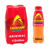 Lucozade Energy Original 380ml (Pack of 4)