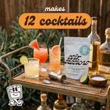 Stir Sessions Tequila Variety Pack - 12 Packets | Margarita Mix Flavors & Paloma Mix | Cocktail Mixers for Alcoholic Drinks | Made with Real Fruit |