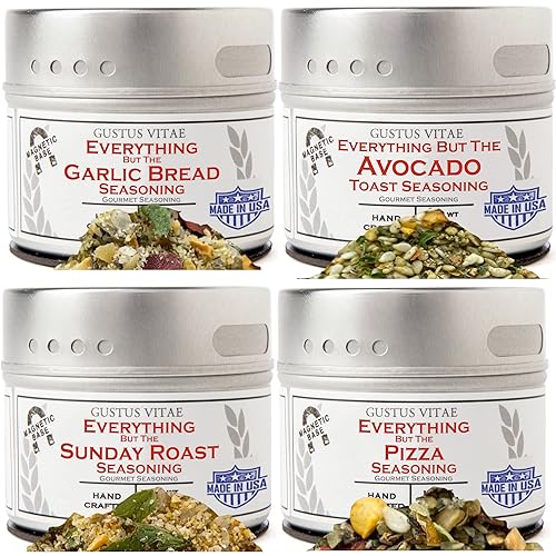 Everything But The Weekender Seasoning Collection | Authentic Small Batch Seasonings | 4 Gourmet All Natural Spice Blends | All Natural | Hand Packed