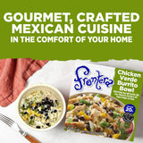 Frontera Chicken Verde Burrito Bowl, Frozen Meal, 10 oz.
