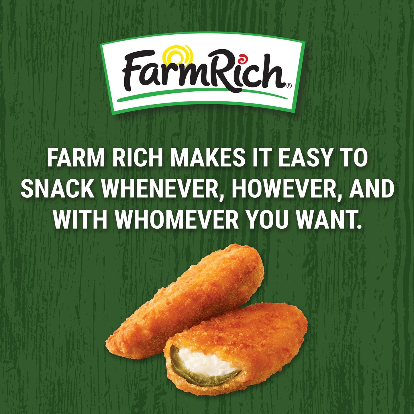 Farm Rich Crispy Jalapeno Peppers, Jalapeno Cream Cheese Peppers, 17 oz