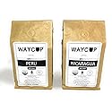 Waycup Organic Peru + Nicaragua (Fairtrade) Kosher Coffee, Ground, (OFT Pack, 2 x 10oz bag)