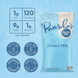 Pamela's Gluten Free Bread Mix, Multi-Purpose, Dairy Free, Whole Grain, Foodservice Size, 25-Pound Bag (Pack of 1)
