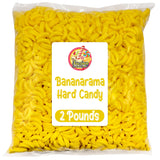 Bananarama Banana Candy - 2 LB Bulk Banana Flavored Hard Candy - Yellow Banana Candies - Candy Bananas for Gumball Machine Refills, Buffets, Party