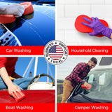 Multi-Purpose Sponges for Cleaning - Red 2 Pack, Large Sponges for Car Washing, Tile & Grout, All Purpose Cleaning