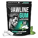 GigaJaw Jawline Gum - 15X Hardness for Effective Facial Exercise- Mewing Jaw Gum | Mint Flavor | Sugar-Free, Calorie-Free | Pack of 30 Pieces