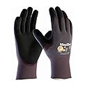 ATG 56-424/XXL Maxidry, Gry. Nylon Shell, Prpl./ Blk. Nitrile Non-Slip Palm Coat Purple