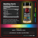 Feast Mode Flavors | Gainz Pack | 5 count | 5oz seasonings | Hawaiian BBQ | Garden Veggie | Butter Herb | Farmhouse Ranch | Asiago Jalapeno | meal