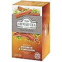 Ahmad Tea Herbal Tea, Rooibos & Cinnamon Teabags, 20 ct (Pack of 1) - Decaffeinated & Sugar-Free