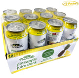 Pocasville Fruit Juices, Squeezed not form Concentrate, 16.5 Fluid Ounce Can (Pineapple, 12)