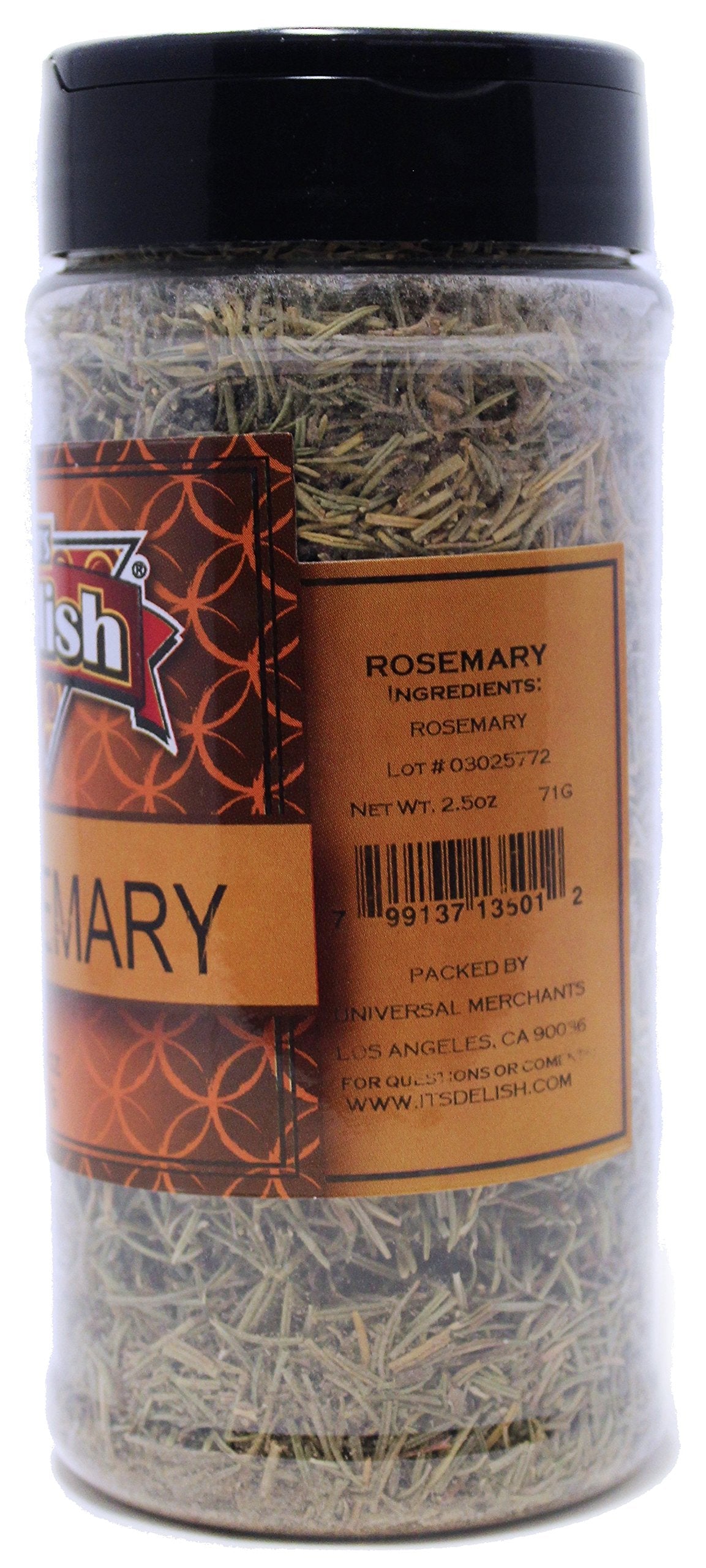 Rosemary Leaves by Its Delish, 2.5 Oz Medium Jar