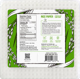 Soeos Rice Paper, 1 Pack, 34 Sheets, Square, 22cm