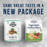 Augason Farms Vegetable Medley Blend Can - Dehydrated Mixed Veggies - Gluten Free Emergency Food Supply with Long Shelf Life for Survival, Disaster