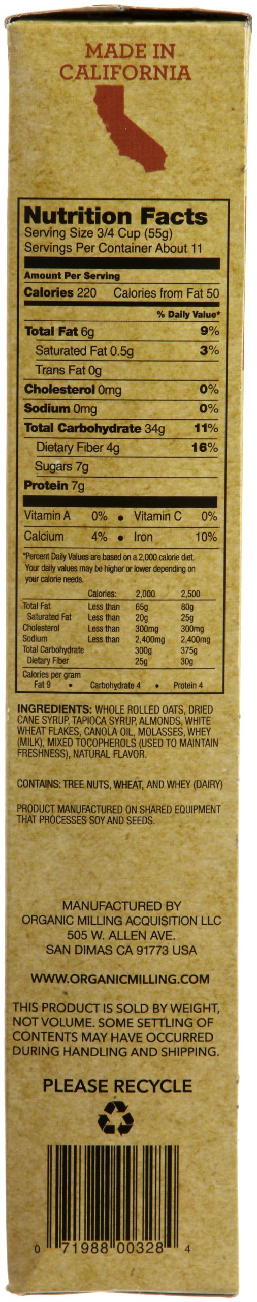 Vita Crunch Vita Crunch Granola, Almond, 22 Ounce (Pack of 6)
