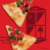 Town House Pita Oven Baked Crackers, Party Snacks, Game Day, Sea Salt 9.5oz Box