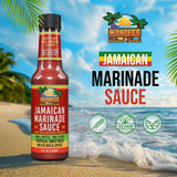 Montego Island Foods Jamaican Marinade Sauce - Bold Island Flavor with All-Natural Ingredients: Tamarind, Mango, Plump Juicy Raisins, Scotch Bonnet