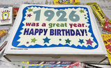 RETRO CANDY YUM ~ 1926 100th Birthday Gift Box Retro Nostalgic Candy Mix for 100 Year Old Man or Woman Born 1926