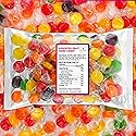 Assorted Fruit Hard Candy, 90 Pcs Individually Wrapped Fruit Drops Bulk 16 oz Bag Classic Hard Boiled Sweets for Office Candy Dish, Party Favors