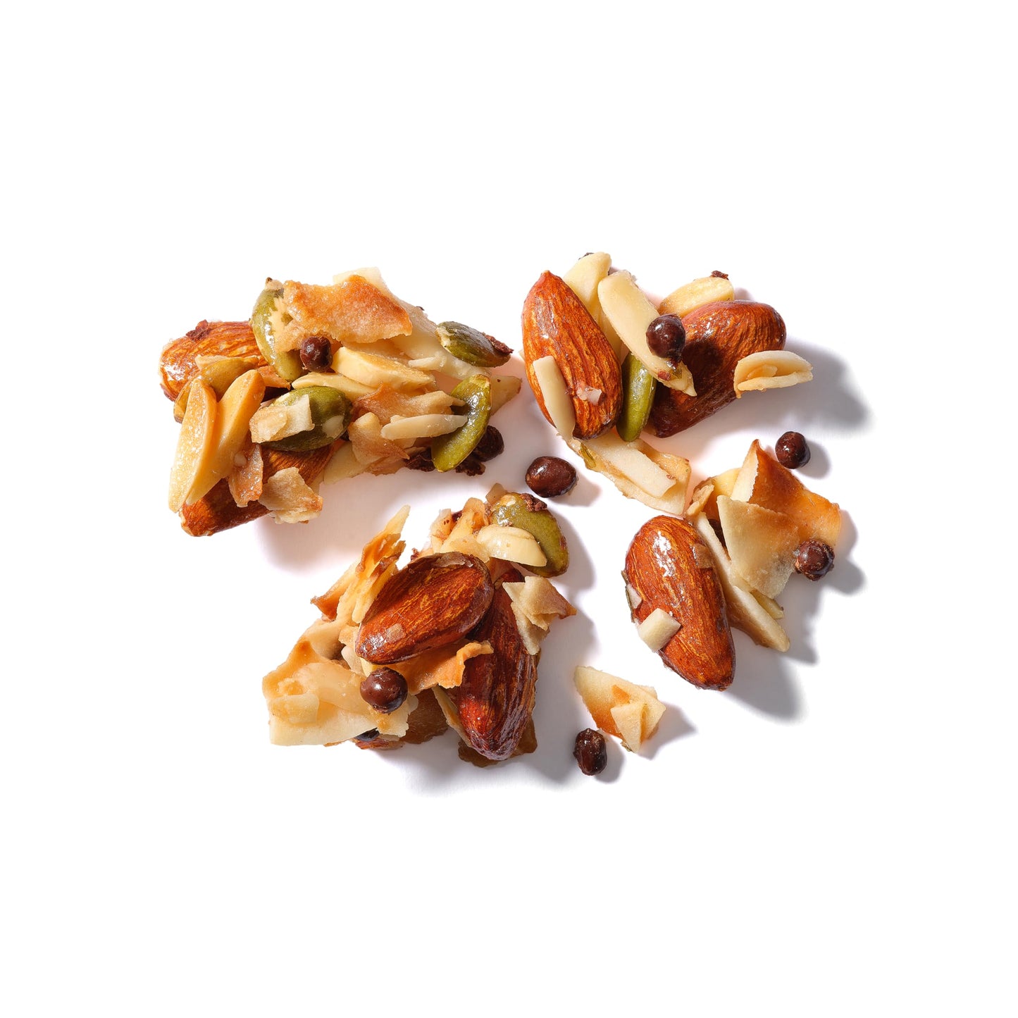 Yupik Coco Almond Crunchy Bites, 4 Oz, Gluten-Free, Kosher, Non-GMO, Maple Glazed Snack, Coconut Clusters with Almonds, Chocolate Quinoa Puffs