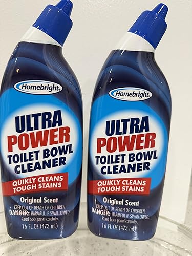 HOMEBRIGHT Ultra Power Toilet Bowl Cleaner, Original Scent, 16 fl oz, Pack of 2