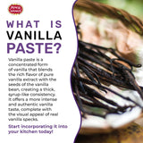 Spicy World Vanilla Bean Paste 4oz Jar - All Natural & Pure - Made with Organic Agave Syrup - For Cooking, Baking & Desserts - 100% Vegan & Kosher