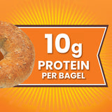 Thomas' 100% Whole Wheat Bagels, 6 count, (3.0 oz each), Excellent Source Of Fiber, Kosher Whole Grain Bagels, 18 oz Bag