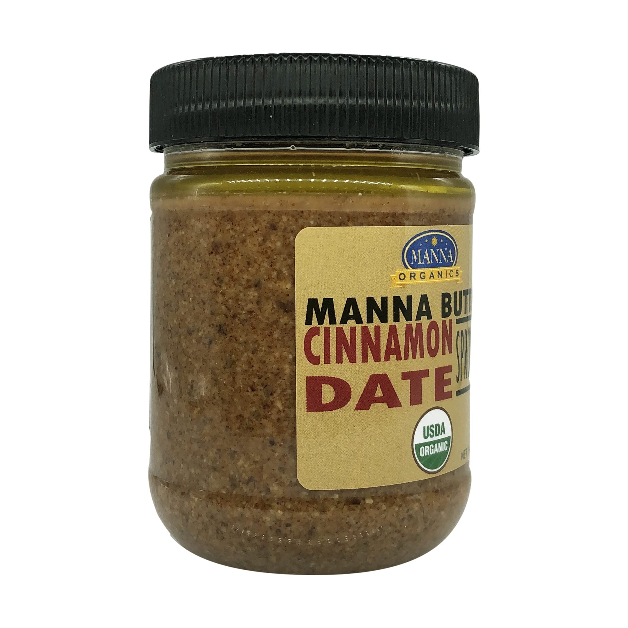 Manna Organics Manna Butter Cinnamon Date - Sprouted, 12 ounce