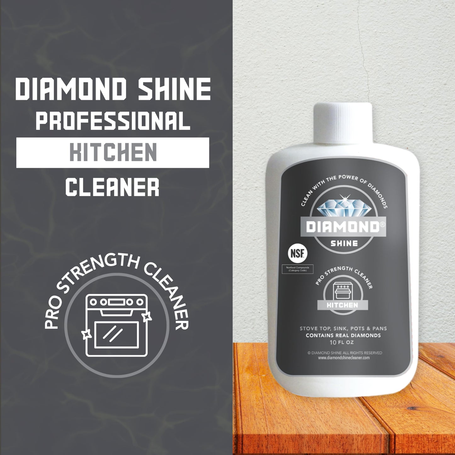 Diamond Shine Ultimate Cooktop Cleaner Combo Pack Smooth Top, Range Top, Ceramic, Electric, Gas, Induction
