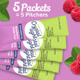 Crystal Light Green Tea Raspberry Drink Mix (20 Pitcher Packets, 4 Canisters of 5)