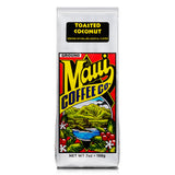 Maui Coffee Co Toasted Coconut Flavored Ground Coffee - Medium to Dark Roast - 100% Arabica Coffee - 7 oz Bag
