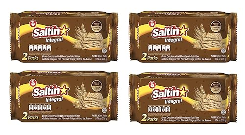 Saltin Noel Wheat Crackers | Grain & Seeds | Delicious & Healthy | 9.73 Oz (Pack of 4)
