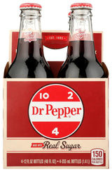 Dr Pepper 4pk 12oz Glass