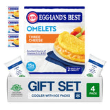 Salutem Vita - Three Cheese Omelets, Gourmet Breakfast Gift Set - Pack of 4