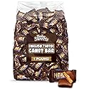 Bulk English Toffee Chocolate Candy Bars (Approx 55 Pieces, 1 Pound) - Crunchy Toffee Covered in Rich Milk Chocolate, Perfect Mini Bars for Parties