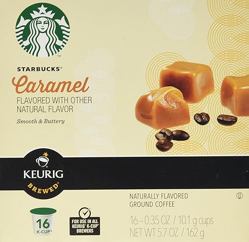 Starbucks Caramel K Cups 16-0.35 OZ