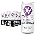 Xyience Blueberry Pomegranate Energy Drink, 16 fl oz can (Pack of 12)