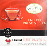 Twinings English Breakfast Tea Keurig K-Cups, 18 Count