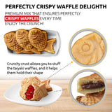 OldSoul Professional Taiyaki Waffle Mix | GLUTEN FREE & VEGAN | Crispy | Vanilla Flavor | 10 Lbs | 168 Waffles (10 Lbs, Gluten Free & Vegan)