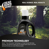 DEAD DOWN WIND BLACK Premium Unscented Laundry Detergent (40 Oz) - Scent Eliminating Liquid Detergent for Clothing and Gear - Durable Hunting Scent