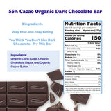 Pascha - Bar Chocolate 55% Cacao - Case of 10-2.82 Oz