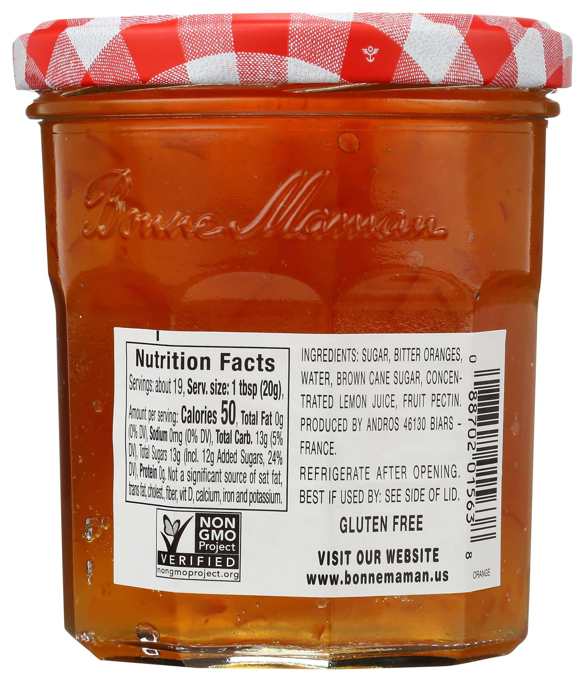 Bonne Maman Orange Marmalade, 13 Oz