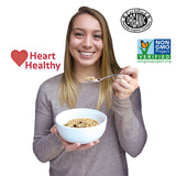 Chappaqua Crunch Simply Granola, Pomegranate and Flax - Custom Rolled Oats with Flax and Dried Pomegranate Arils - Slightly Sweet, Heart Healthy, 100%