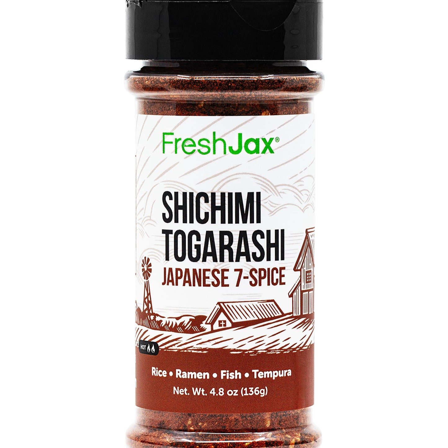 Shichimi Togarashi Japanese Fried Rice Seasoning, FreshJax Noodle Spice Mix