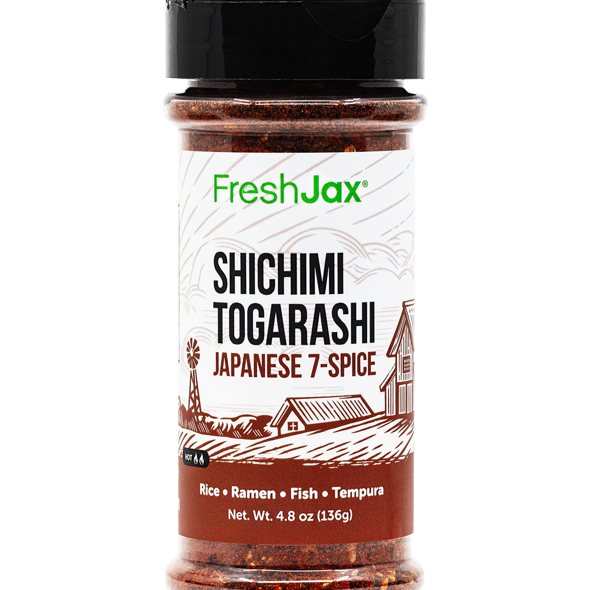 Shichimi Togarashi Japanese Fried Rice Seasoning, FreshJax Noodle Spice Mix
