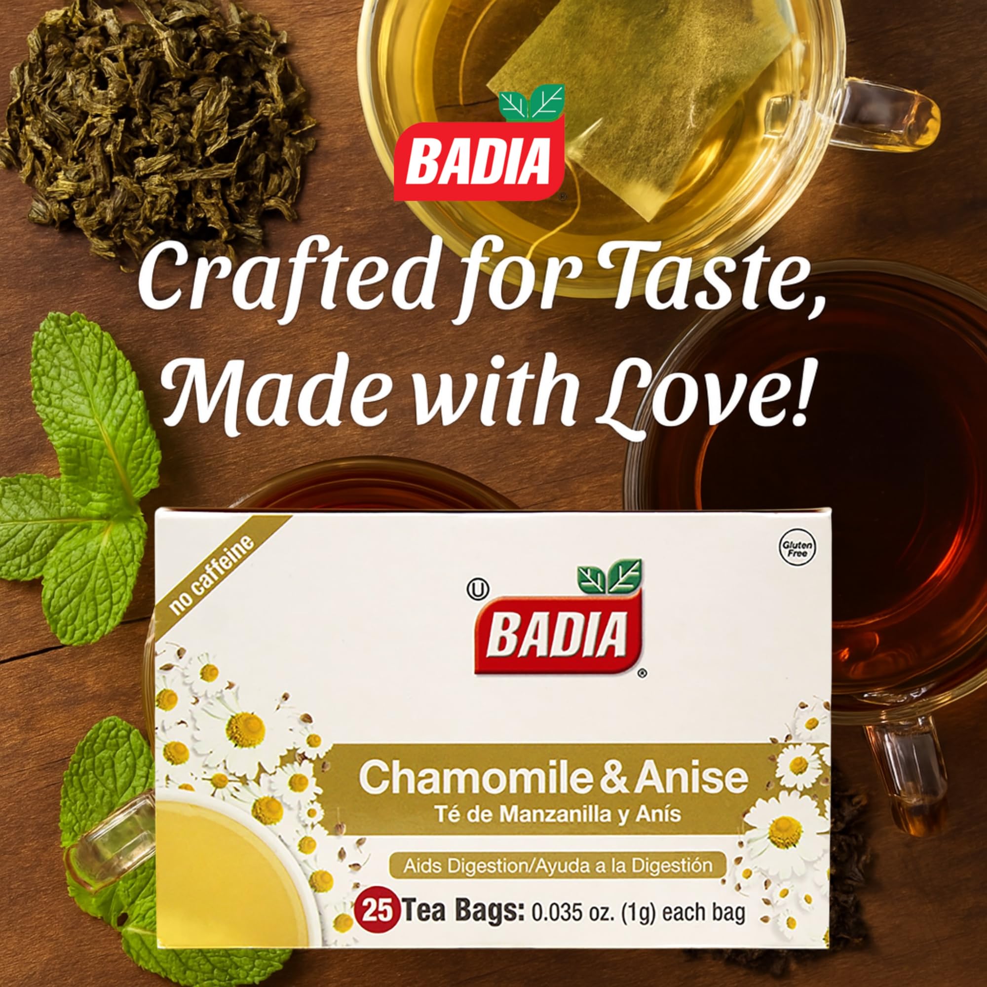 Badia Tea Chamomile and Anise, 25 oz