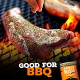 California Rancher | Santa Maria BBQ Seasoning | 6.5 Ounce, Salt Pepper Garlic Herb Blend | Coarse Texture, All-Purpose Rub, No MSG | Santa Maria