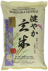 3 set Sukoyaka Brown Rice, Genmai, 15-Pound