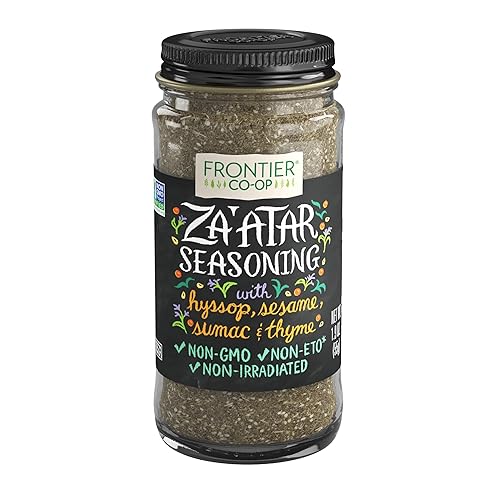 Frontier Co-op Za'atar Seasoning, 1.90 oz - Blend for Middle Eastern Inspired Dishes Hummus, Tahini Dip, and Vegetables