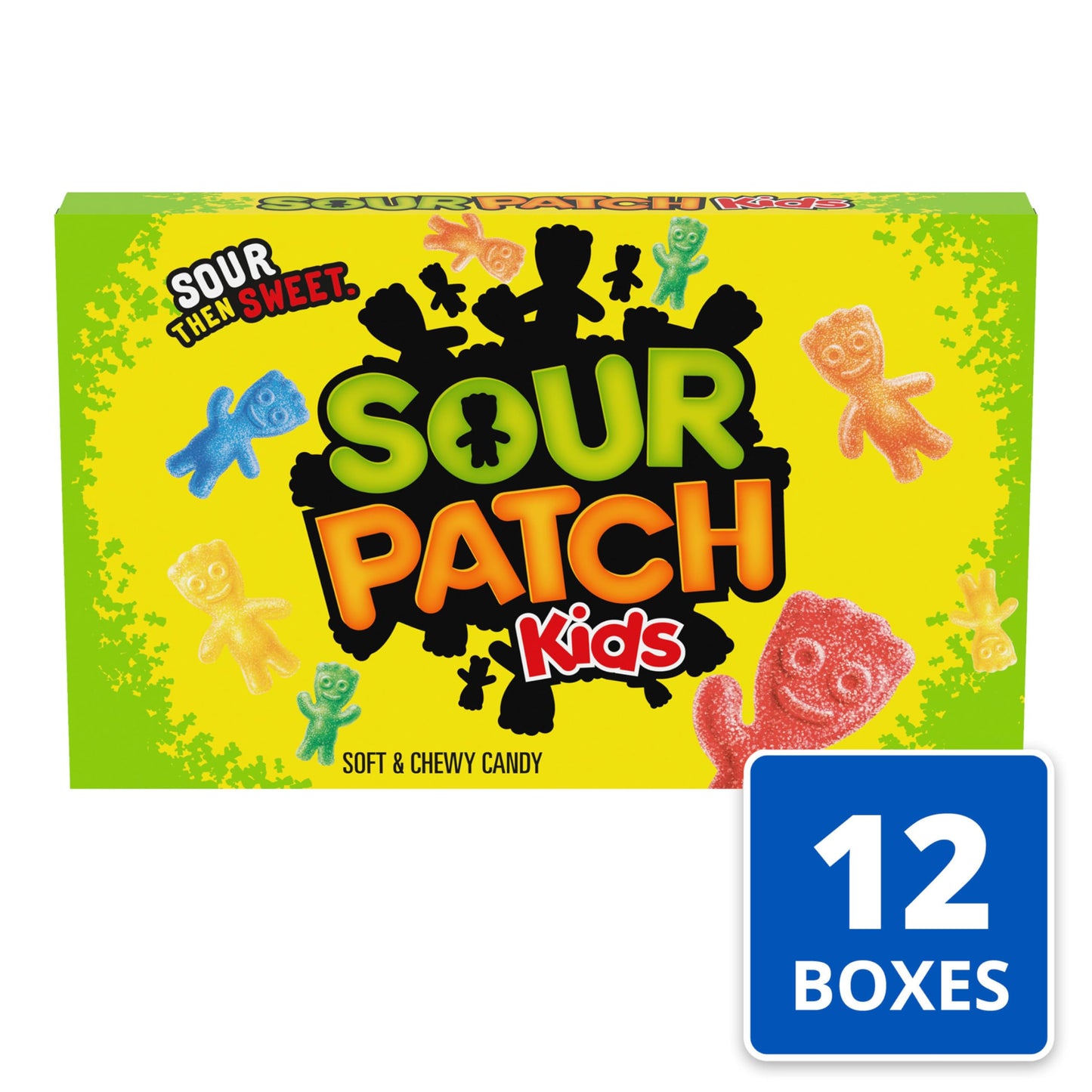 SOUR PATCH KIDS Soft & Chewy Gummy Candy, Bulk Candy, 12 - 3.5 oz Boxes