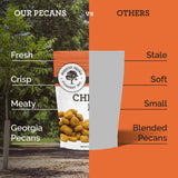 HUDSON PECAN COMPANY Cheddar Pecan Bites - Rich Sharp Cheddar Cheese Snack Made With Premium Georgia Pecan Pieces, Savory Crisp for Charcuterie